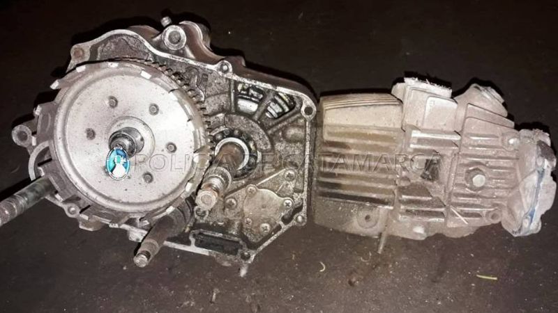 Secuestran motos y motor en talleres de Valle Viejo y Fray Mamerto Esquiú