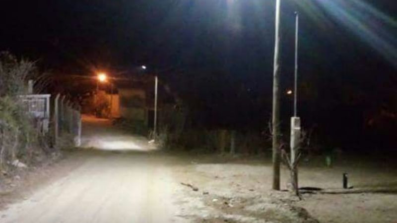 Nueva luminaria en Apoyaco