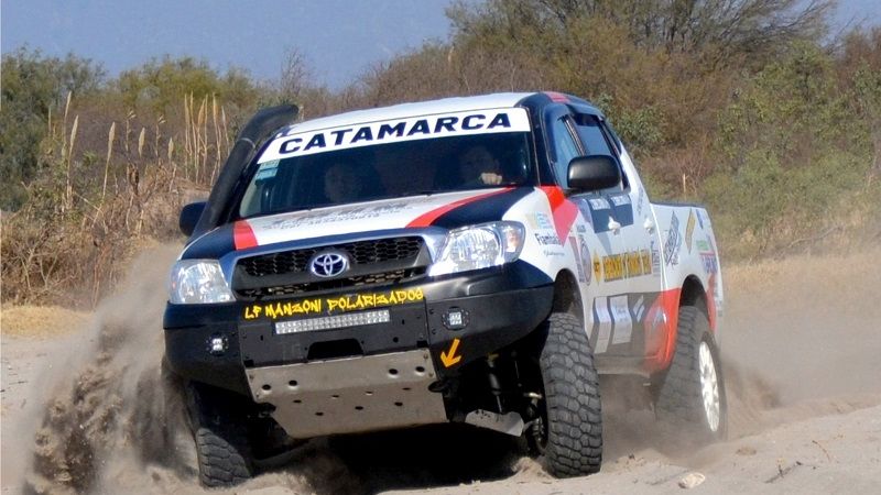 “Pepe” Demelchori probó la Toyota para el Ca Nav Rally