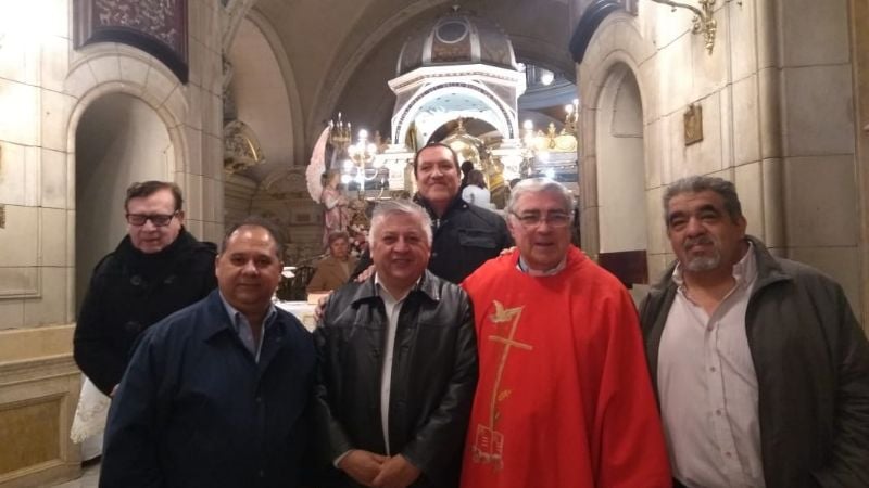 Misa de los locutores en el Camarín de la Virgen