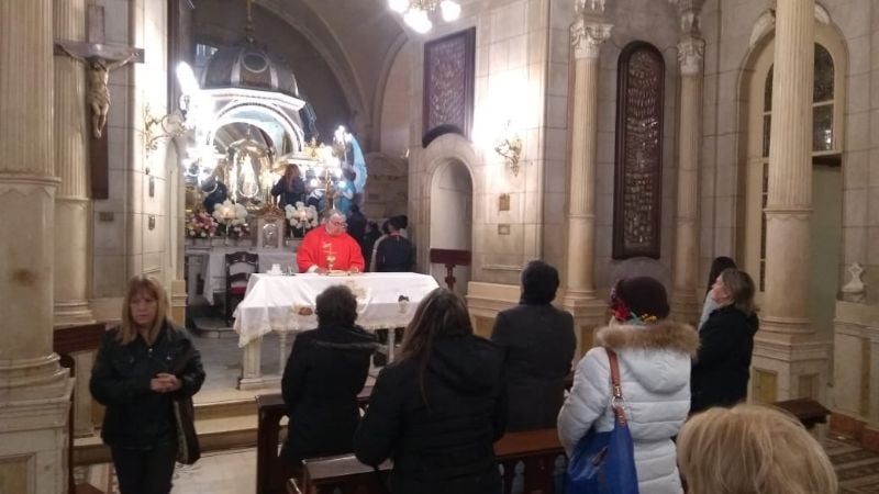 Misa de los locutores en el Camarín de la Virgen