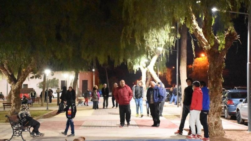 Remodelación total de la plaza de Salado, Tinogasta