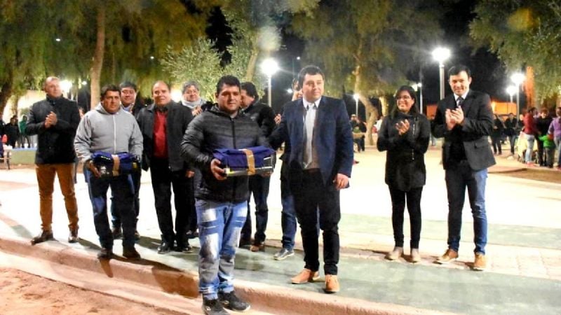 Remodelación total de la plaza de Salado, Tinogasta