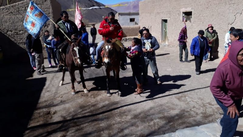El senador Carrizo participó de festividades patronales en Antofalla