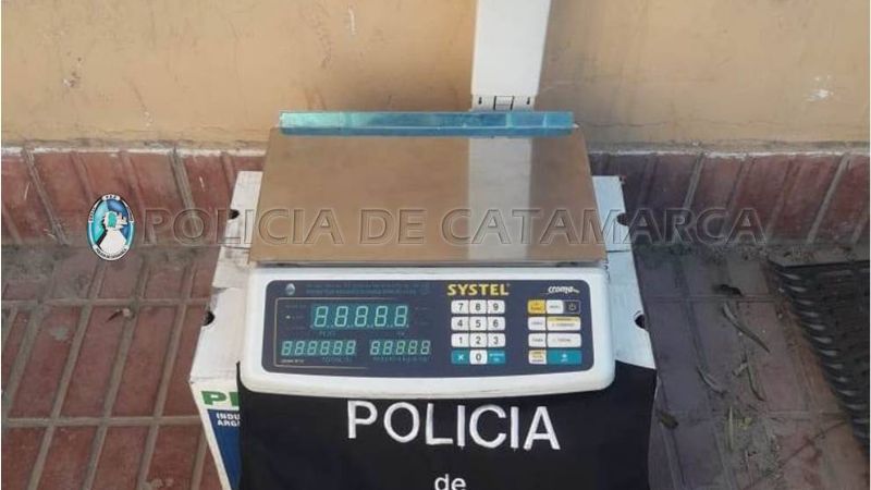 Recuperan una balanza digital robada en un comercio de Valle Viejo