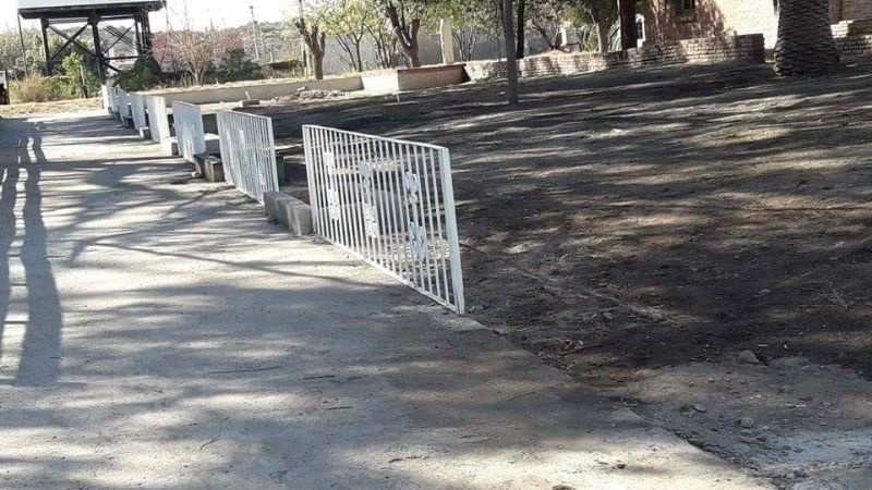 Comenzó la construcción de la Plazoleta “Perón y Evita”