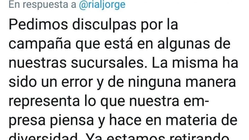 Cadena de supermercados hizo una campaña con publicidad sexista