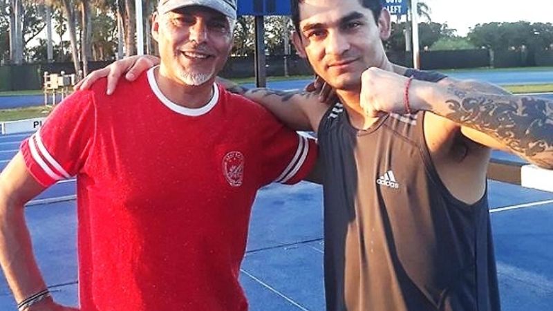 El “Zurdo” Barrionuevo listo para la pelea del viernes