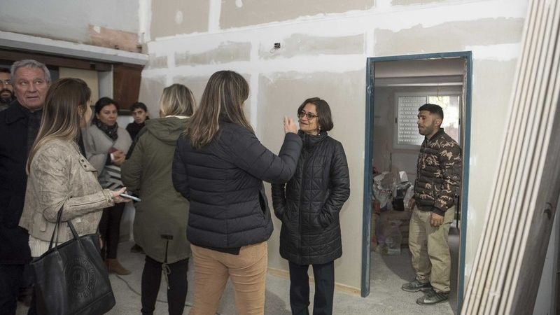 Corpacci recorrió obras