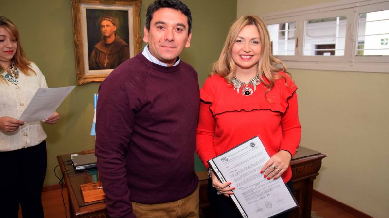 Nueva funcionaria en Fray Mamerto Esquiú