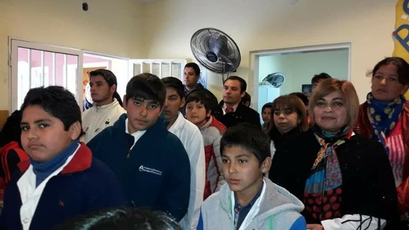 El CD de Recreo sesionó en la Escuela de Las Peñas