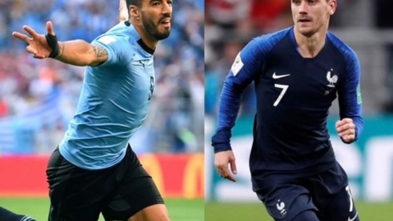 Uruguay y Francia abren los 4tos. de final en Rusia