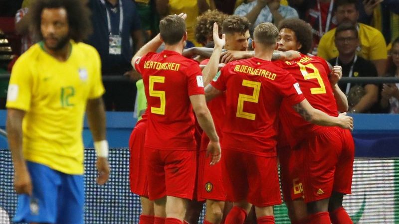Bélgica eliminó a Brasil y Francia a Uruguay