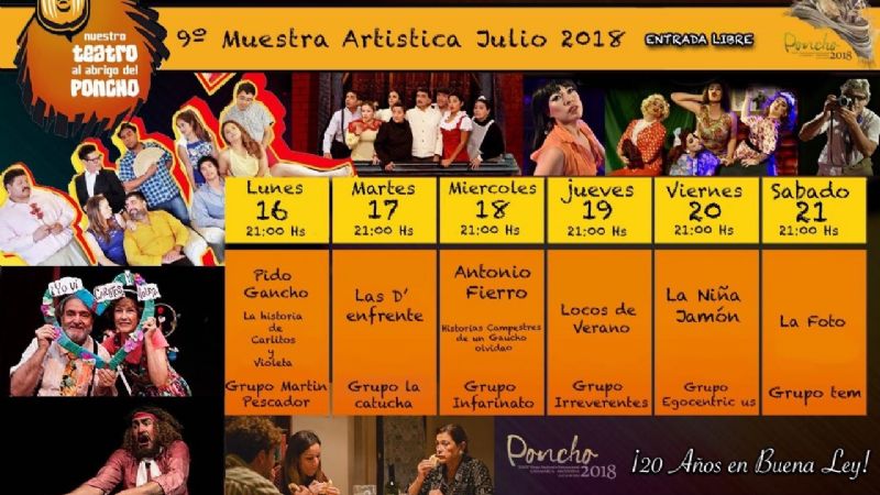Todo listo para un nuevo ciclo de “Nuestro Teatro al Abrigo del Poncho”
