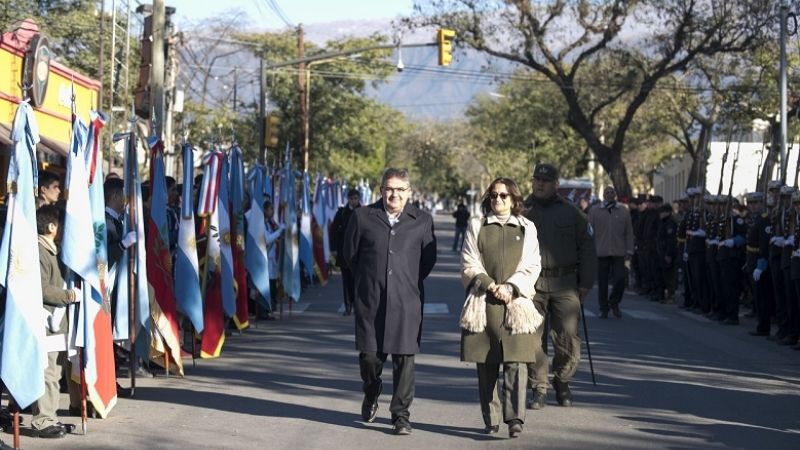 Corpacci presidió del acto central por el Día de la Independencia