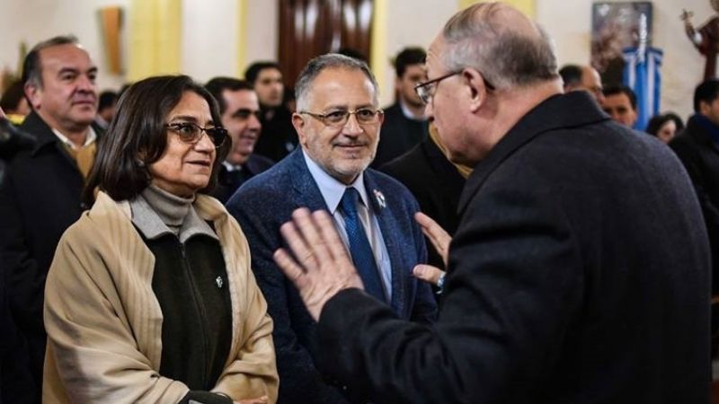 Solá Jais en el acto de la Independencia