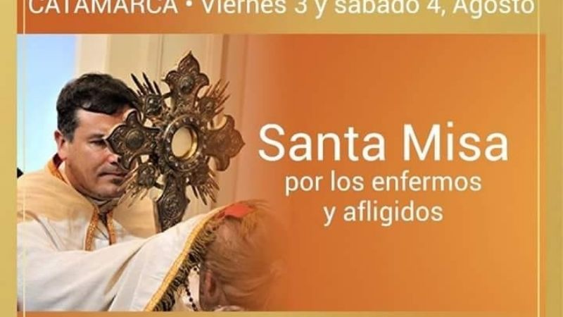 Misa por los enfermos y afligidos en Villa Cubas