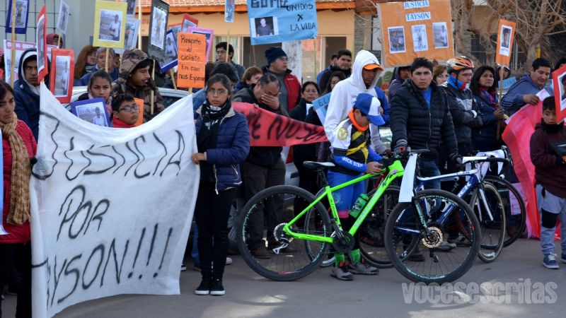 Muerte del ciclista: Familiares y amigos marcharon pidiendo justicia