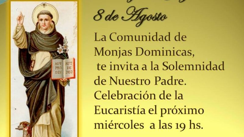 Celebrarán a Santo Domingo en el Monasterio