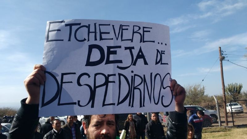 Reclamo a Etchevehere por los despidos en Agricultura Familiar