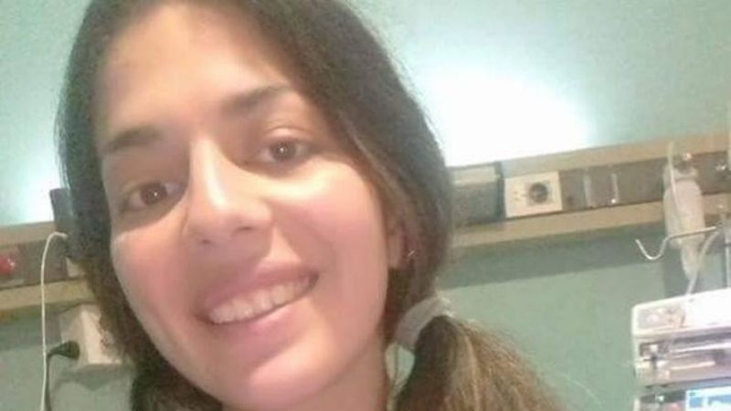 Después de 10 horas, Florencia salió del quirófano y su trasplante fue un éxito