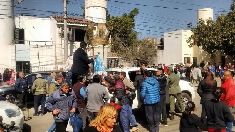 La Virgen del Valle moviliza a cientos de personas en su visita a La Rioja