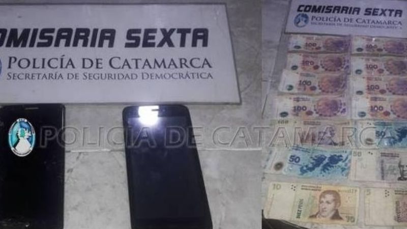 Tenía dos celulares robados