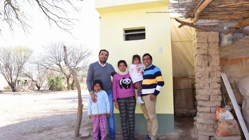 En Santa María comenzó la “erradicación de baños letrinas”