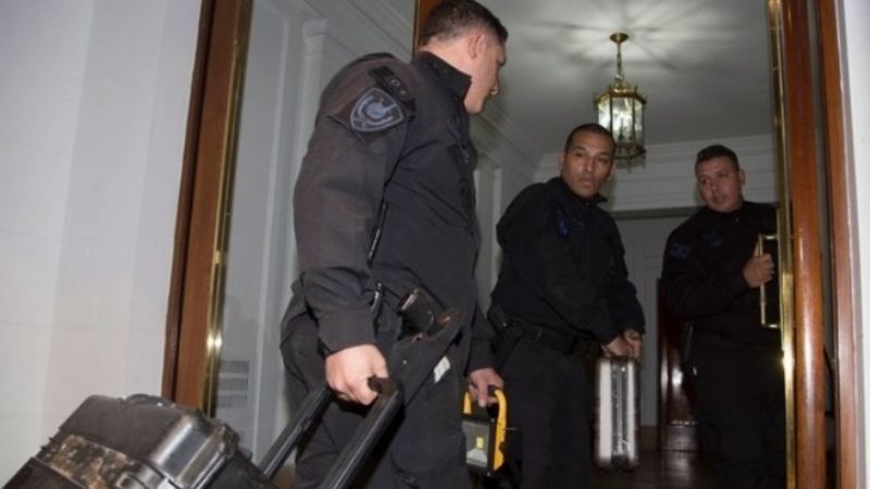 Allanamiento en el edificio en el que vive Cristina Kirchner