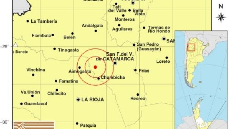 Fuerte temblor en el Oeste