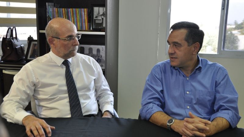 El rector Flavio Fama recibió a Finocchiaro