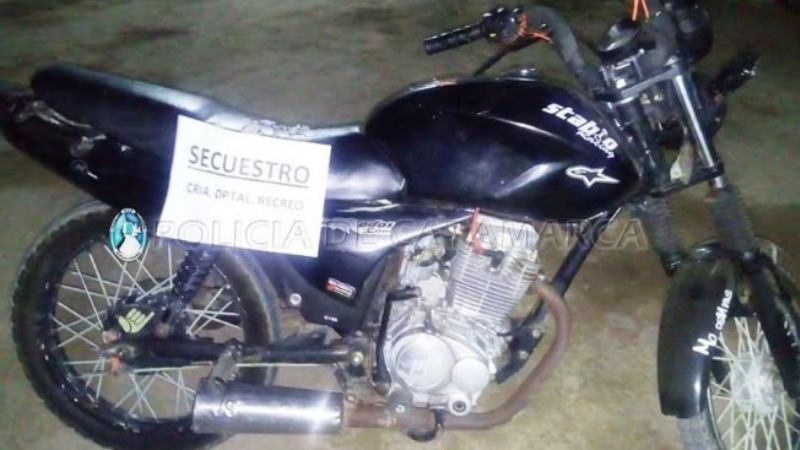 Ladrones de moto detenidos en Recreo