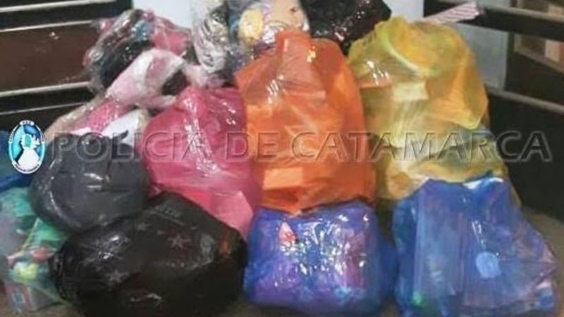 Secuestran mercadería ilegal valuada en $35.000