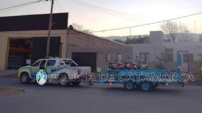 Impresionante: retienen 82 motos en operativos de control