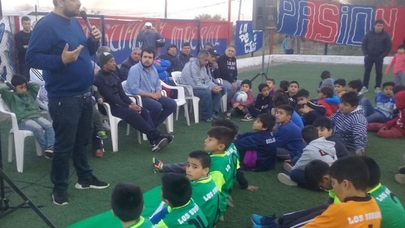 Inauguraron Escuelita de Fútbol César “Ancuero” Nieva