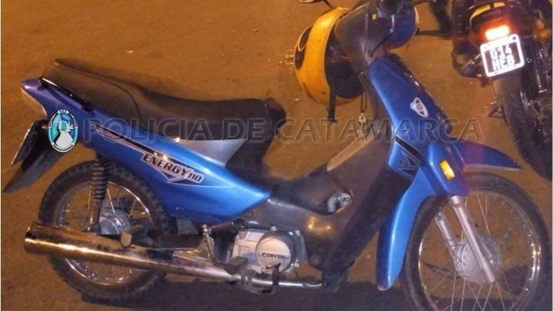Choque de motos: Un menor herido
