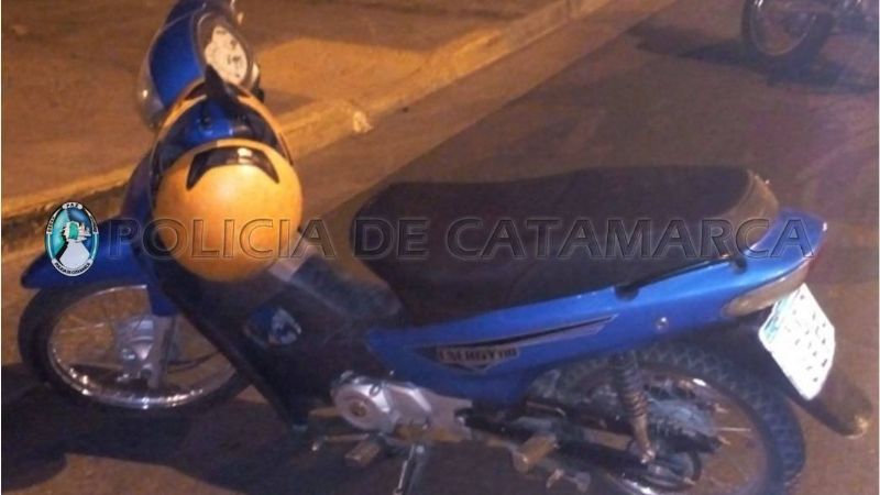 Choque de motos: Un menor herido
