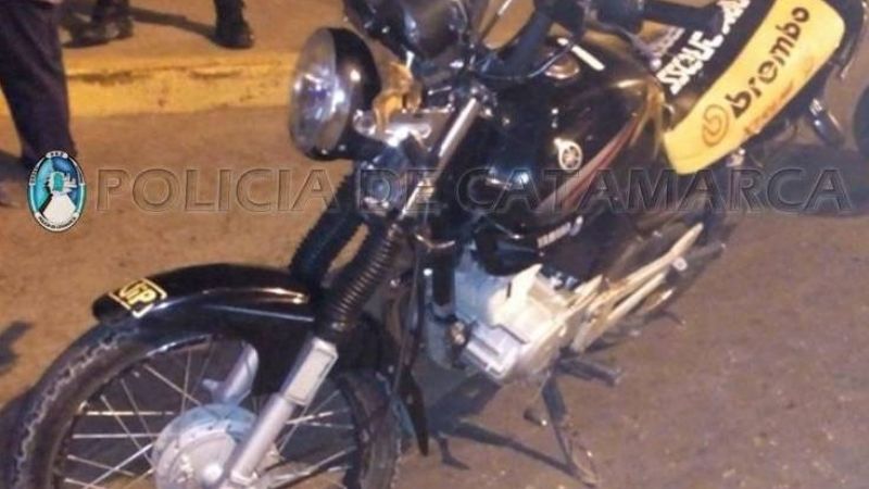 Choque de motos: Un menor herido