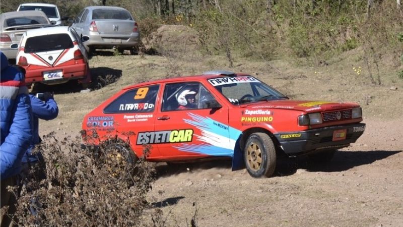 Andrés y Nazareno Navarro listos para el Rally de Andalgalá