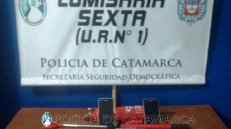 Llevaban por la calle, elementos robados