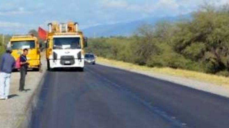 Demarcación de Calzada en Ruta 38 hasta El Portezuelo