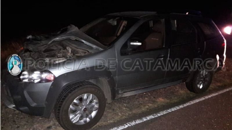 Cordobeses protagonizaron un accidente en Recreo