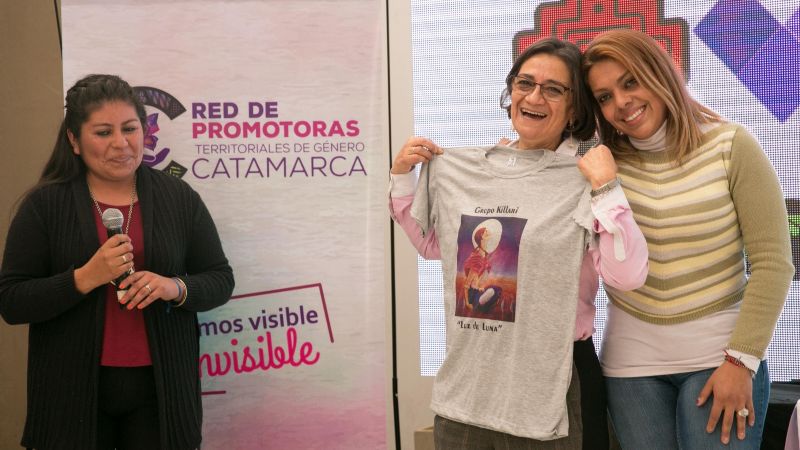 Lucía cerró el curso de promotoras y promotores territoriales de género