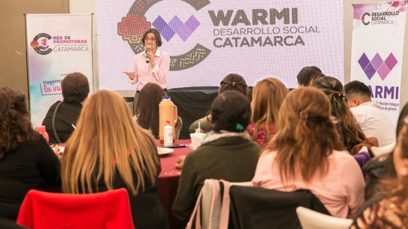 Lucía cerró el curso de promotoras y promotores territoriales de género