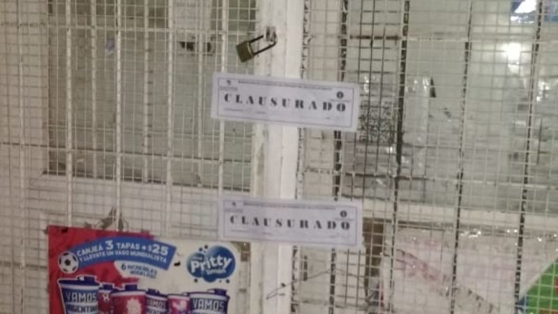 Comercios clausurados por venta de alcohol y denuncias de vecinos