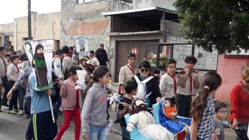 Procesión, Eucaristía y feria en el cierre de las fiestas de San Roque