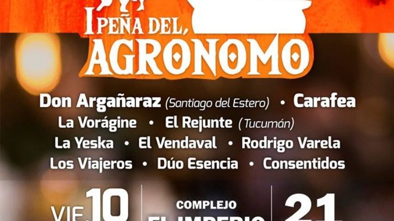 Se viene la 1º Peña del Agrónomo