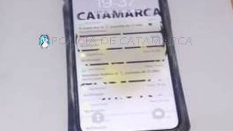 Denunció que le robaron el celular a su hijo y lo encontraron en el Río del Valle