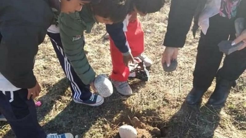 Alumnos y docentes homenajearon a "La Pachamama"