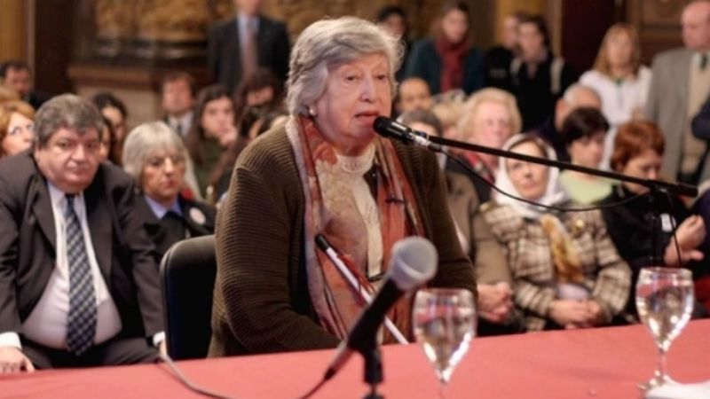 Murió Chicha Mariani, fundadora de Abuelas de Plaza de Mayo